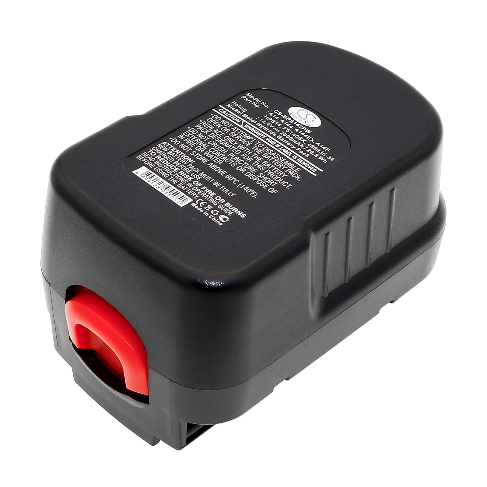 Batteri til elektroverktøy for Black & Decker BD18PSK, BDGL1800, BDGL18K-2 og andre