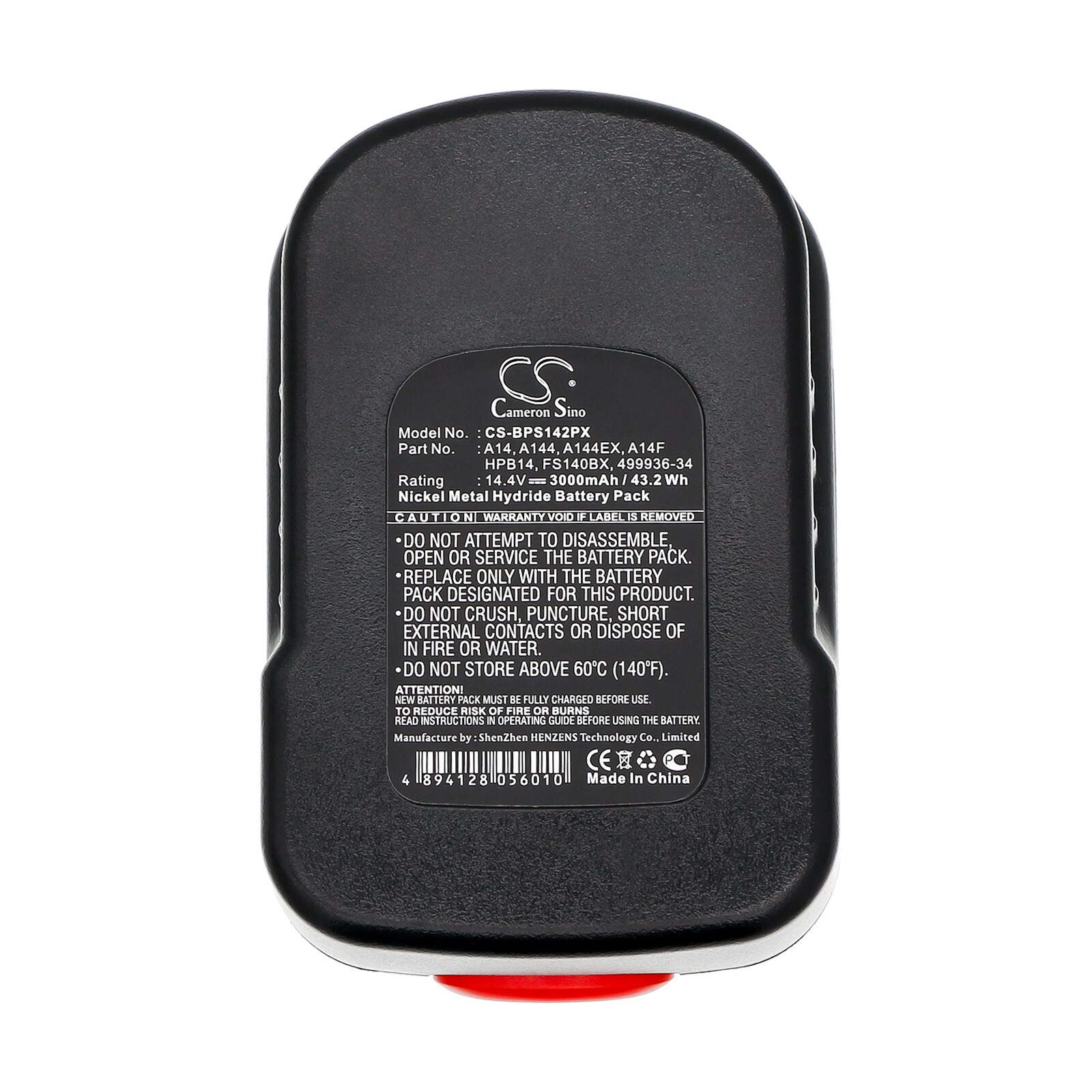 Batteri til Black & Decker BD18PSK, BDGL1800, BDGL18K-2 og andre.