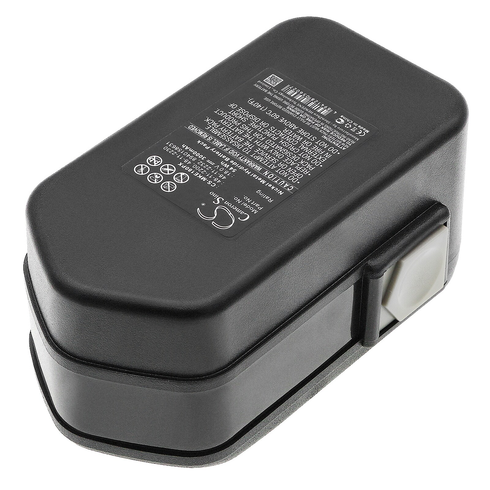 Batteri til elektroverktøy for Milwaukee 0521-20, 0521-21, 0521-22 og andre.
