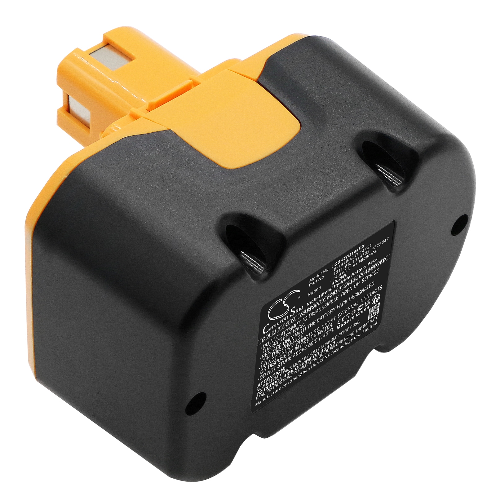 Batterier til Ryobi CBI1442D, CDL1441P, CID1442P og andre elektroverktøy.