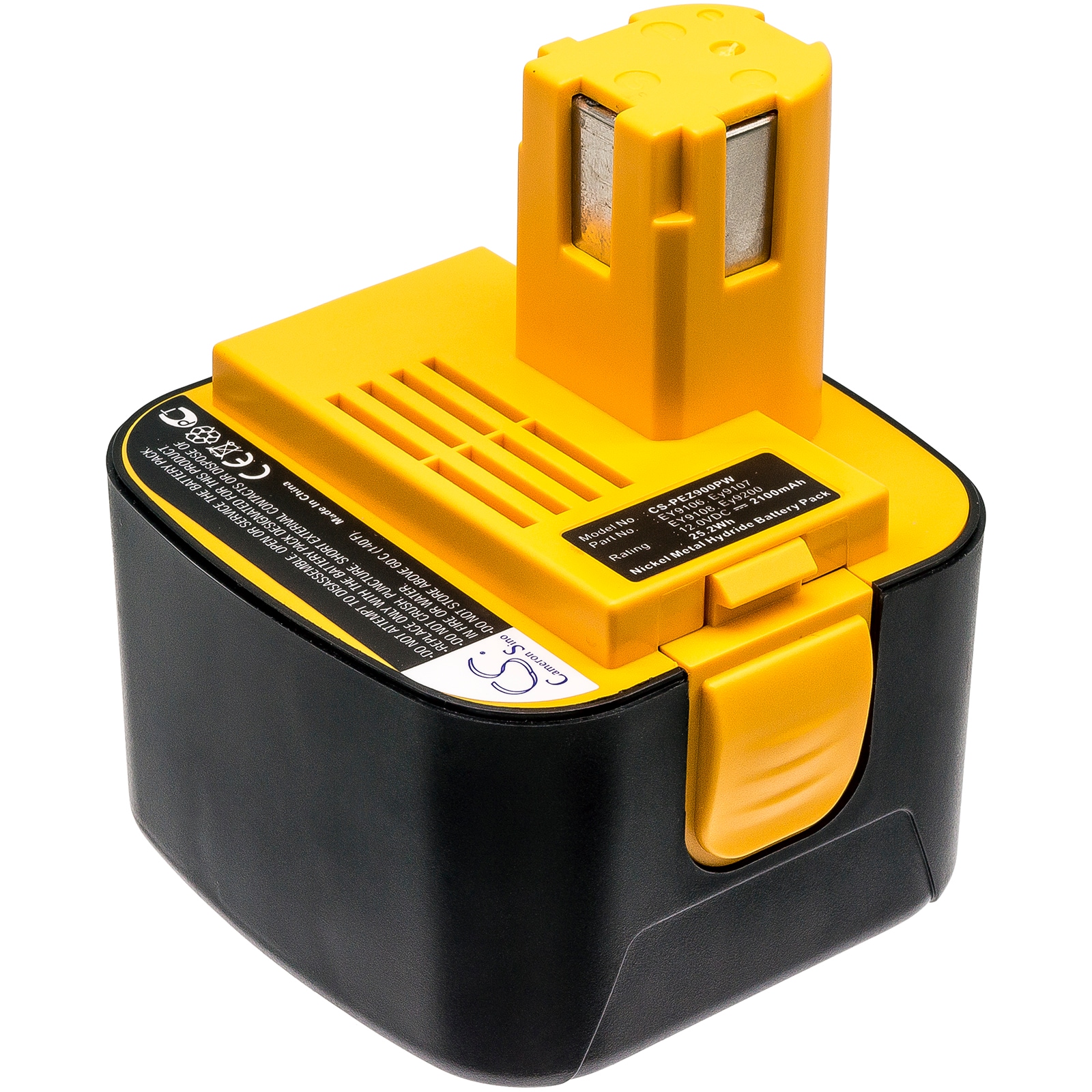 Batteri for elektroverktøy for Panasonic EY6107, EY6470NQ, EY6903NQ og andre.