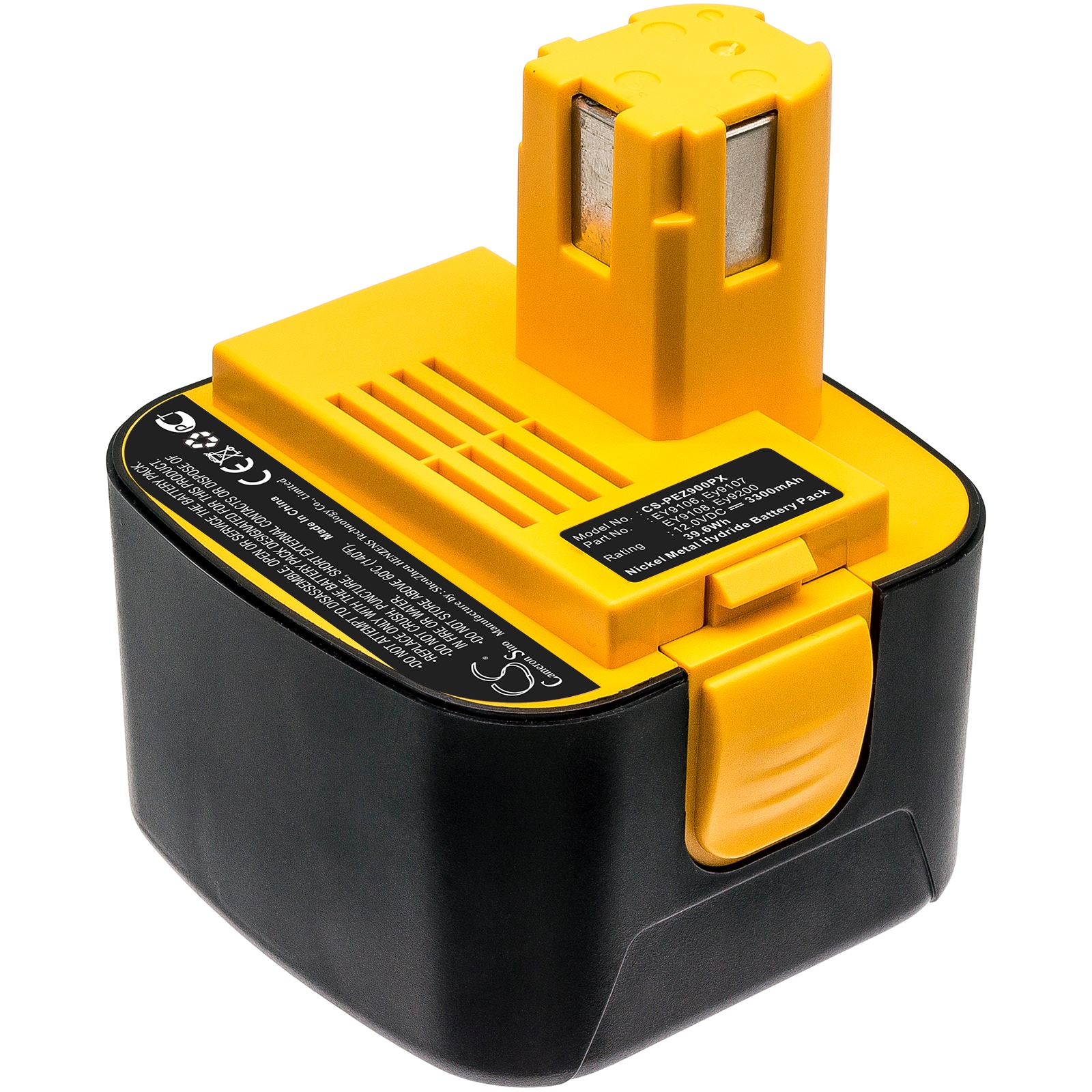 Batteri for elektroverktøy for Panasonic EY6107, EY6470NQ, EY6903NQ og andre.