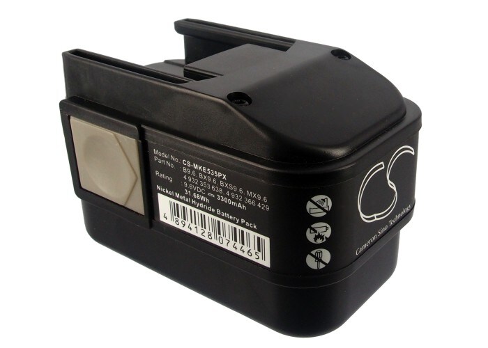 Batteri for elektroverktøy for Milwaukee PCS6T, PES9.6, PES 9.6T