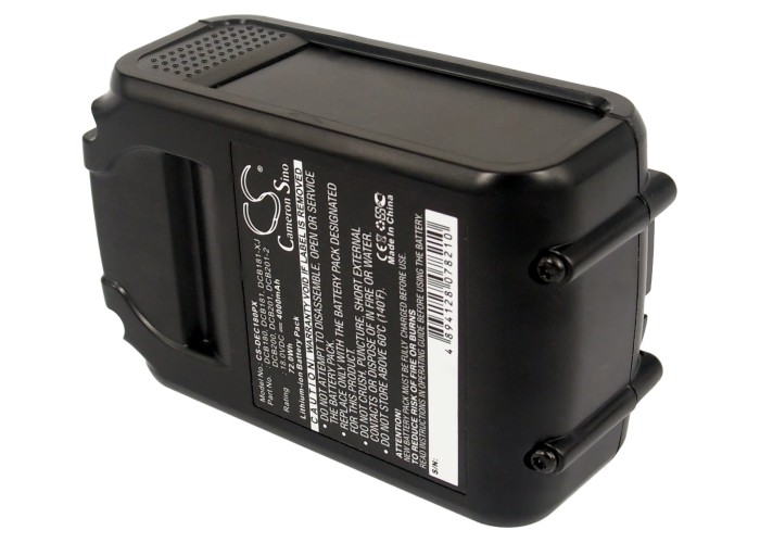 Batteri til elektroverktøy for DeWalt XR Li-Ion 18V, DCD740, DCD740B og andre.