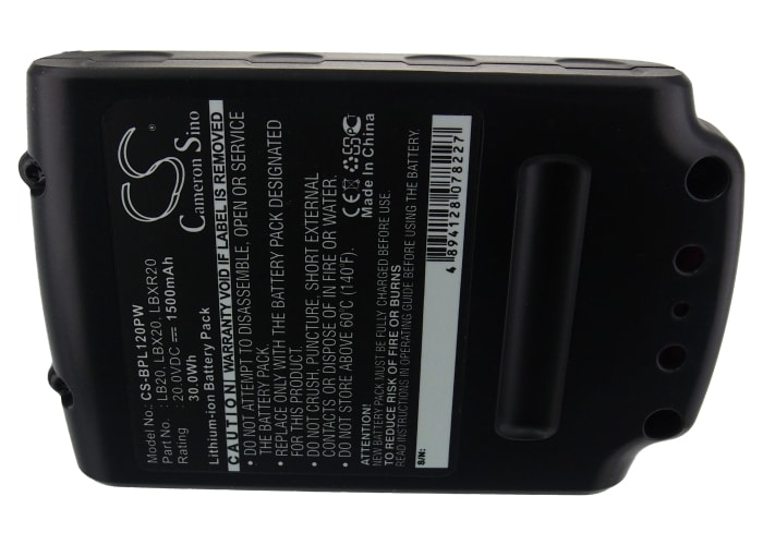 Batteri til elektroverktøy for Black & Decker BDCDMT120, CHH2220, LCS120 og andre