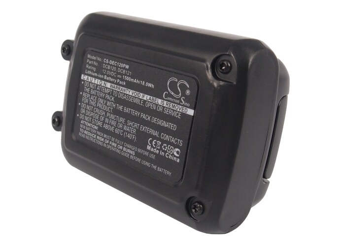 Batteri til elektroverktøy for DeWalt 12V MAX Li-ion, DCD710, DCD710S2 og andre.
