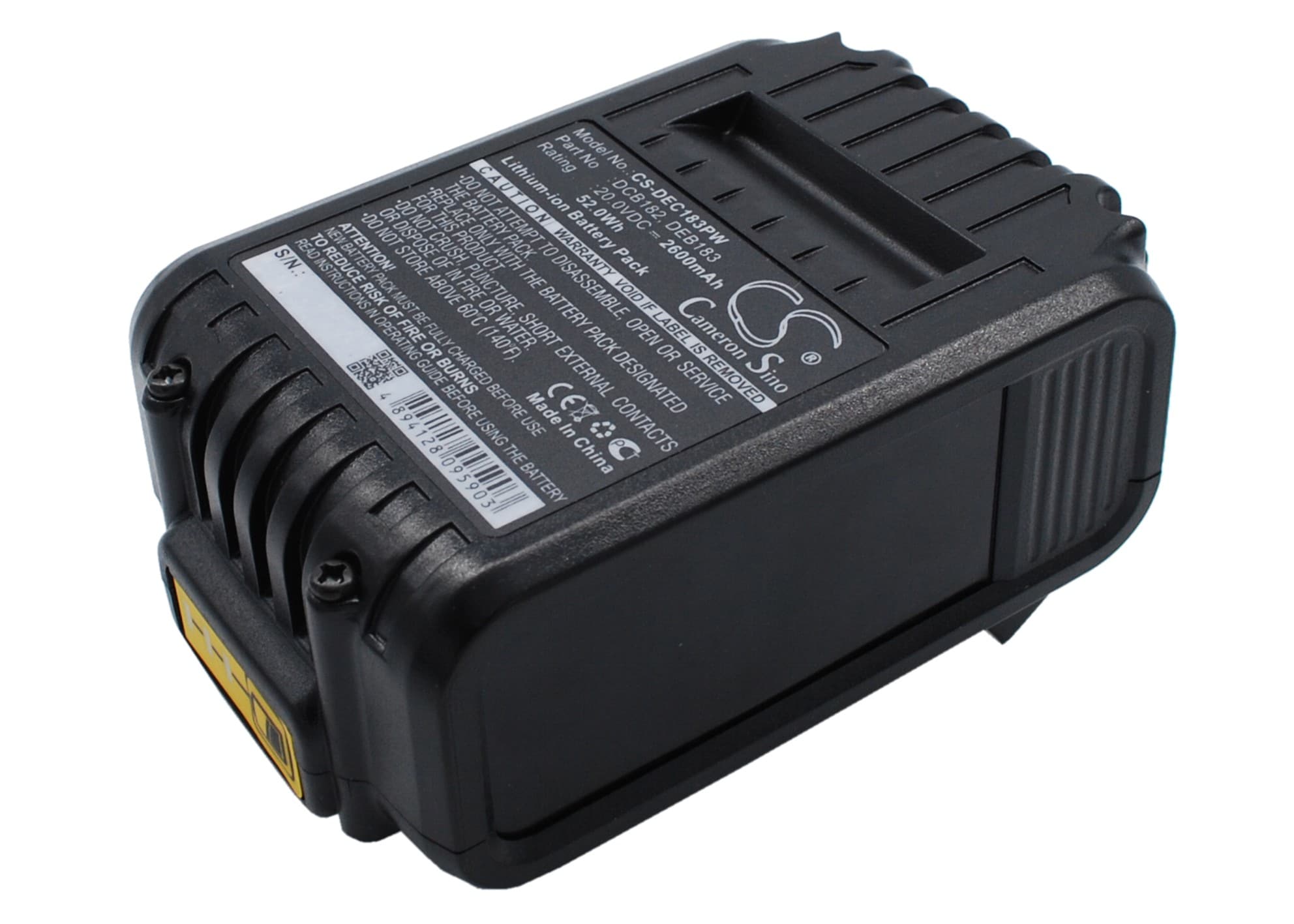 Batteri til elektroverktøy for DeWalt DCD740, DCD740B, DCD780 og andre.