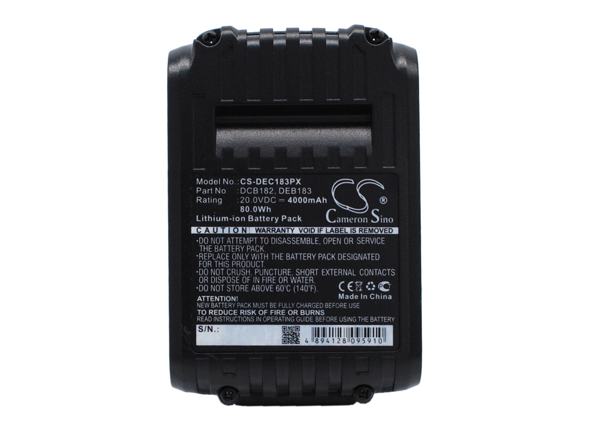 Batteri til elektroverktøy for DeWalt DCD740, DCD740B, DCD780 og andre.