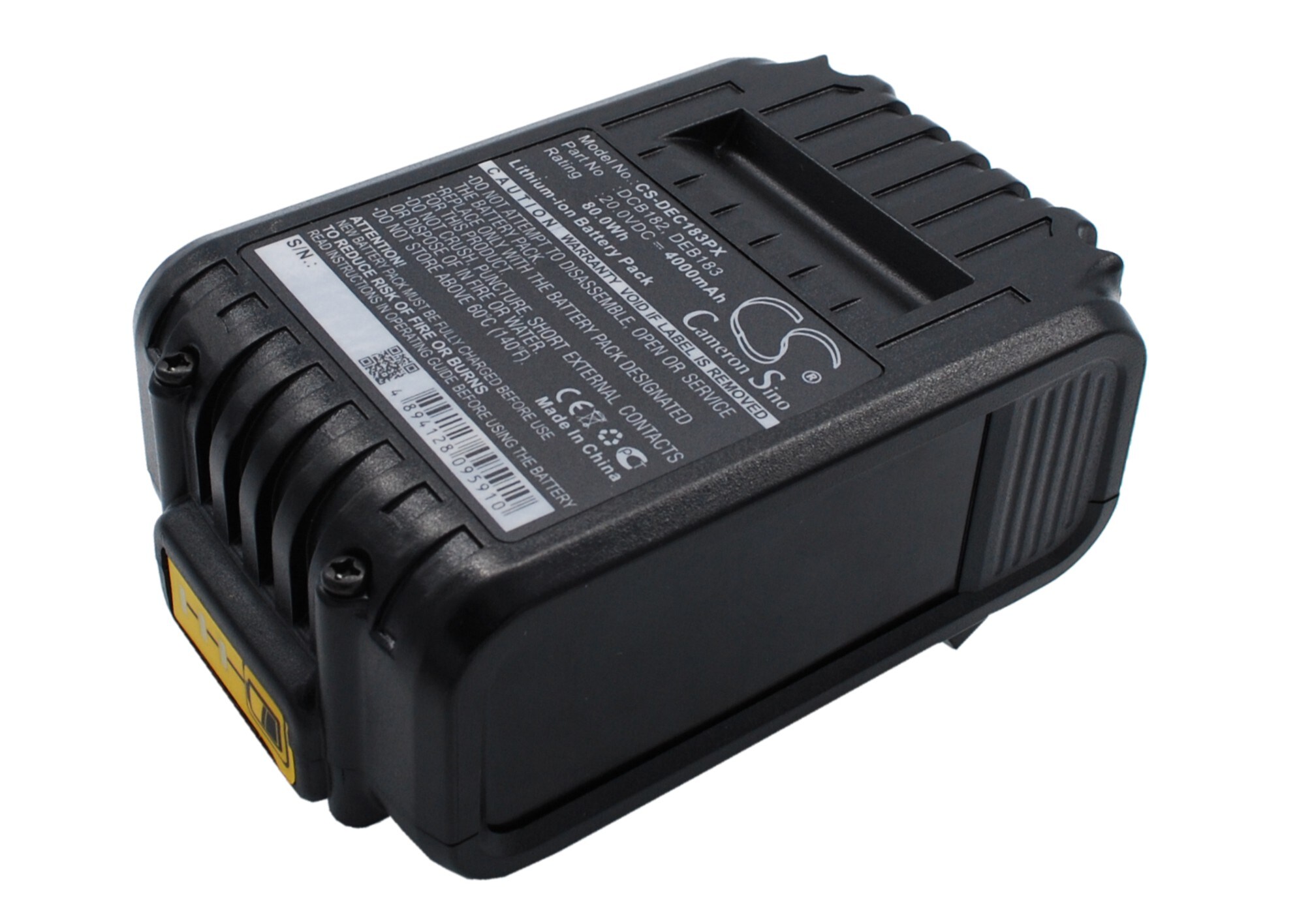 Batteri til elektroverktøy for DeWalt DCD740, DCD740B, DCD780 og andre.