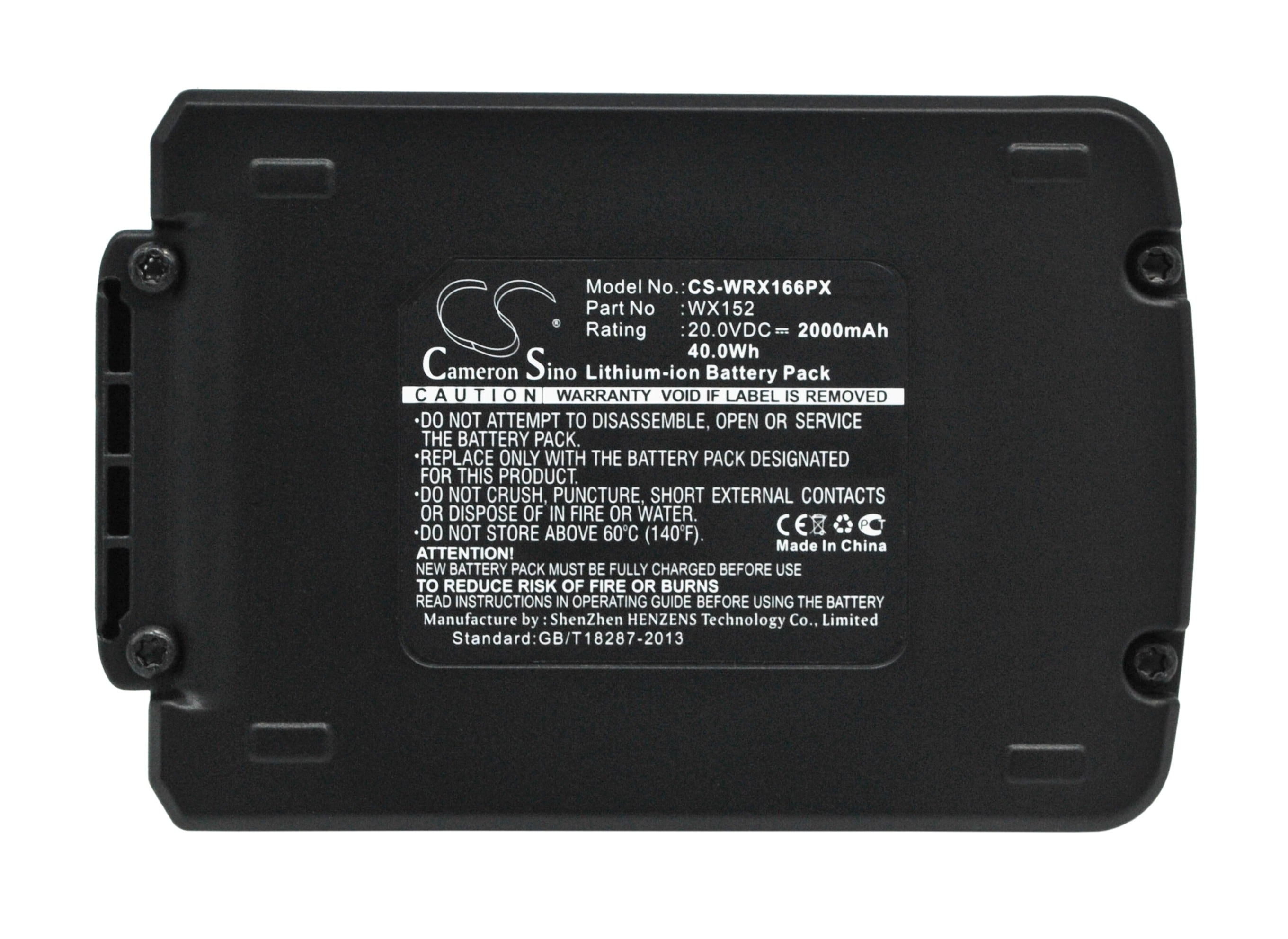 Batteri til elektroverktøy for Worx WX166, WA3528, WA3551.1 og andre