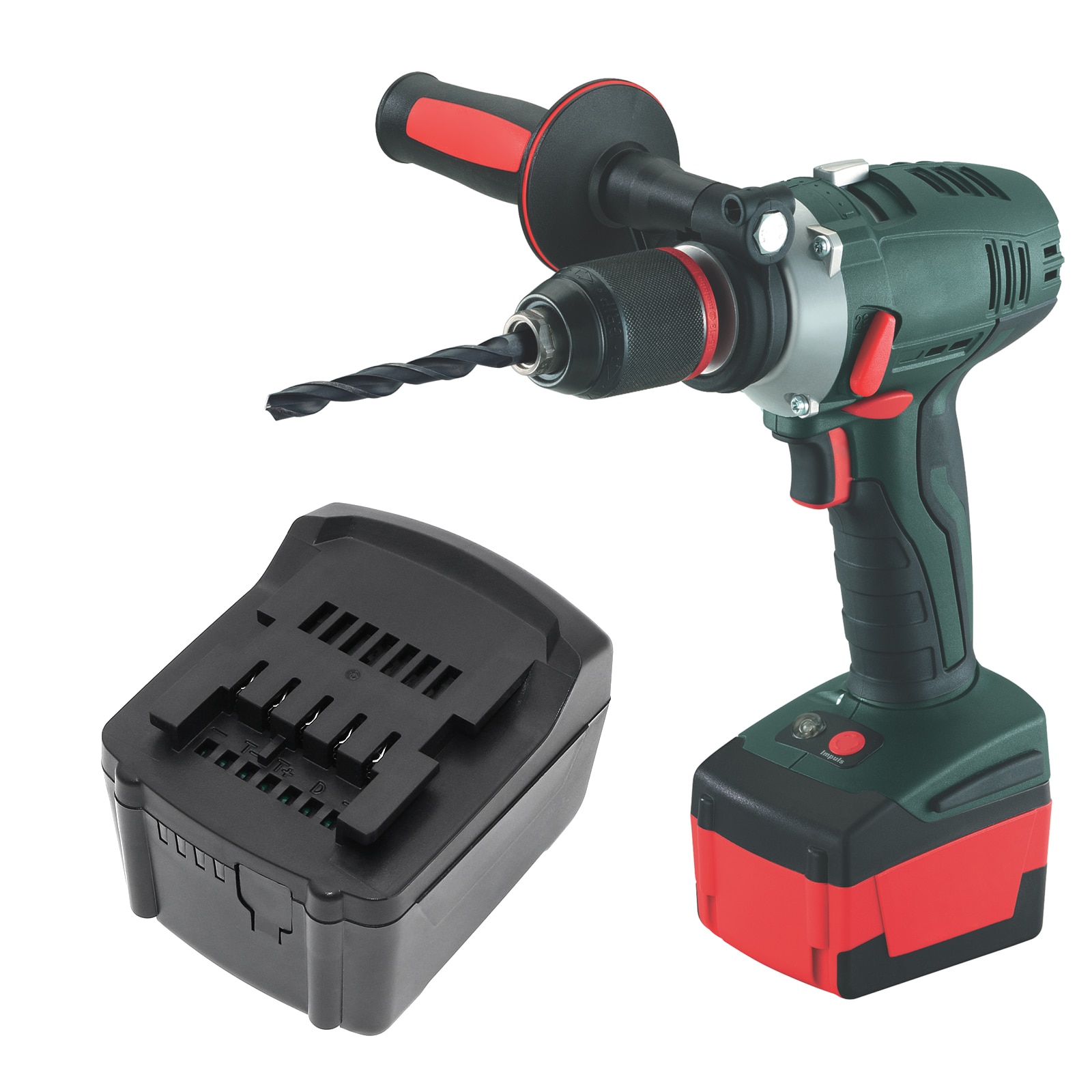 Batteri til elektroverktøy for Metabo BS 14.4 LTX Impuls, ULA 14.4-18 og andre