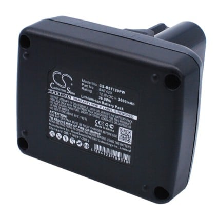 Batteri til elektroverktøy for Bosch 12-volts Max-verktøy, SKC120-202 og andre.