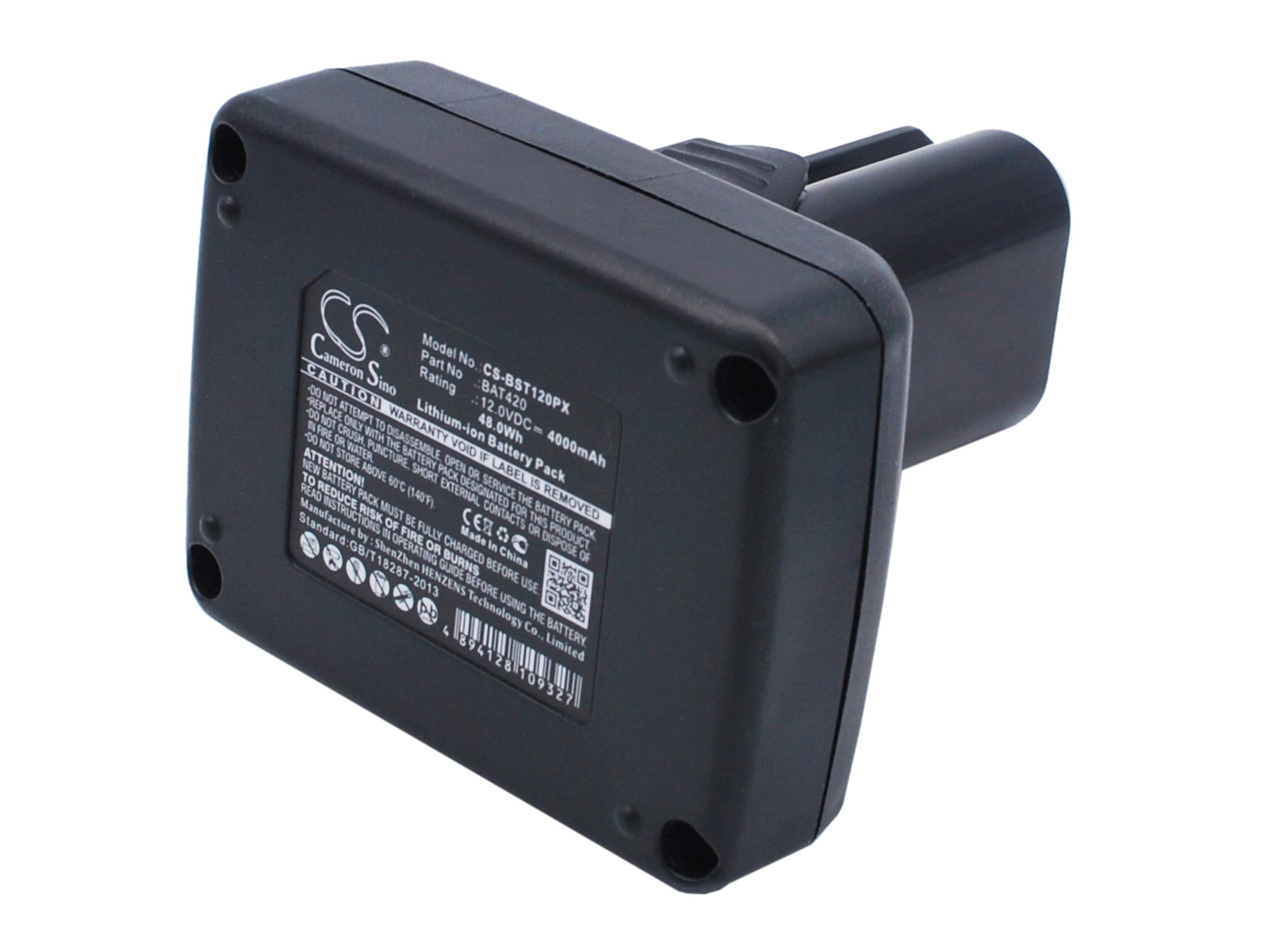 Batteri til elektroverktøy for Bosch 12-volts Max-verktøy, SKC120-202 og andre.