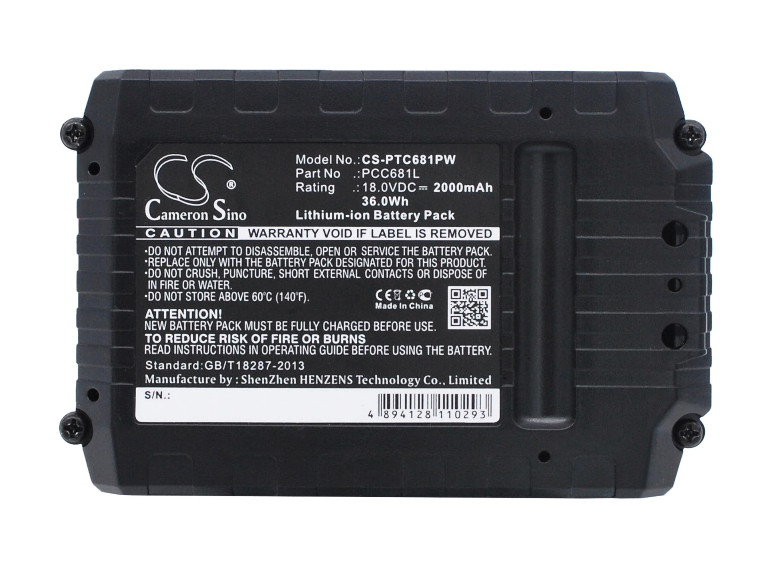 Batteri til elektroverktøy for Black & Decker ASD18 Type 1, ASD18 Type 2, ASD184 Type 1 og andre