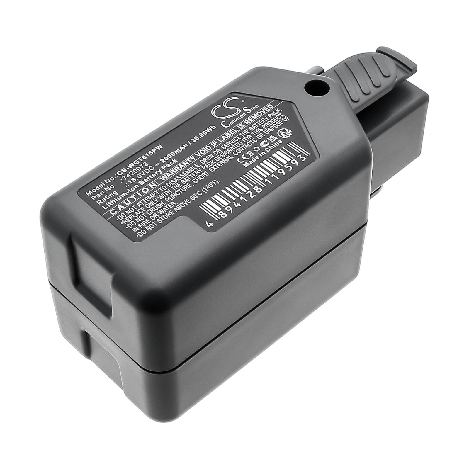 Batteri til elektroverktøy for WOLF Garten Li-ion Power GTB 815 Trimmer, 7420096 og andre