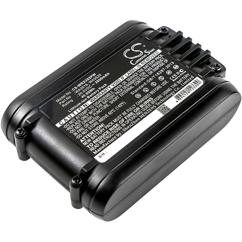 Batteri til elektroverktøy for AL-KO 34,8 Li plenfjerner, CSA 2020 (113538) og andre.