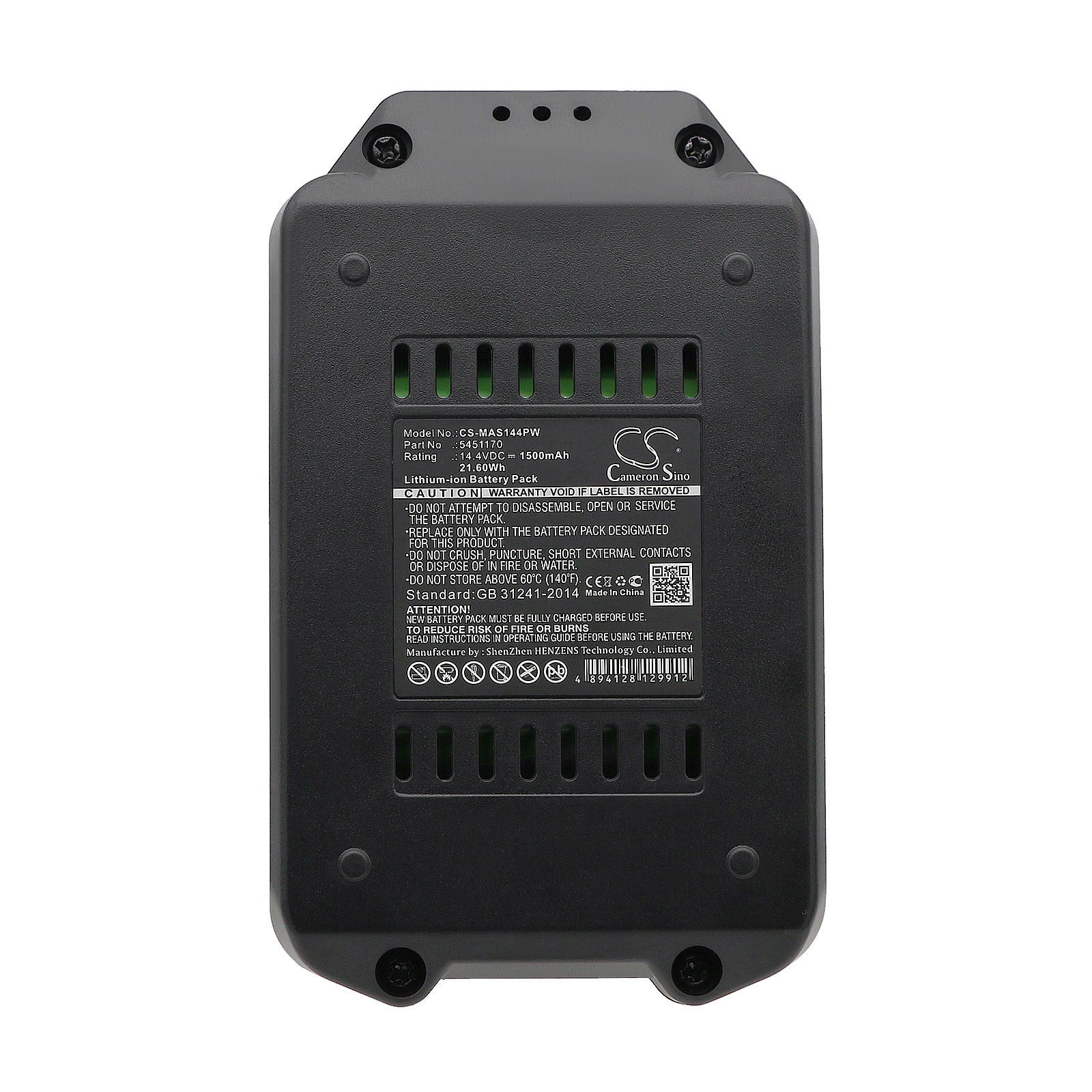 Batteri til Meister Craft MAS144, MAS144VL, 5450880 elektroverktøy