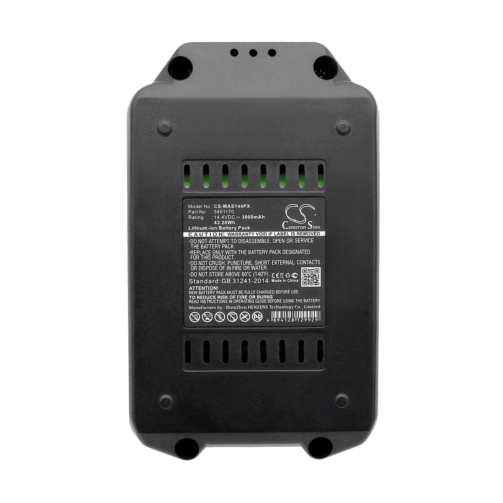 Batteri til Meister Craft MAS144, MAS144VL, 5450880 elektroverktøy