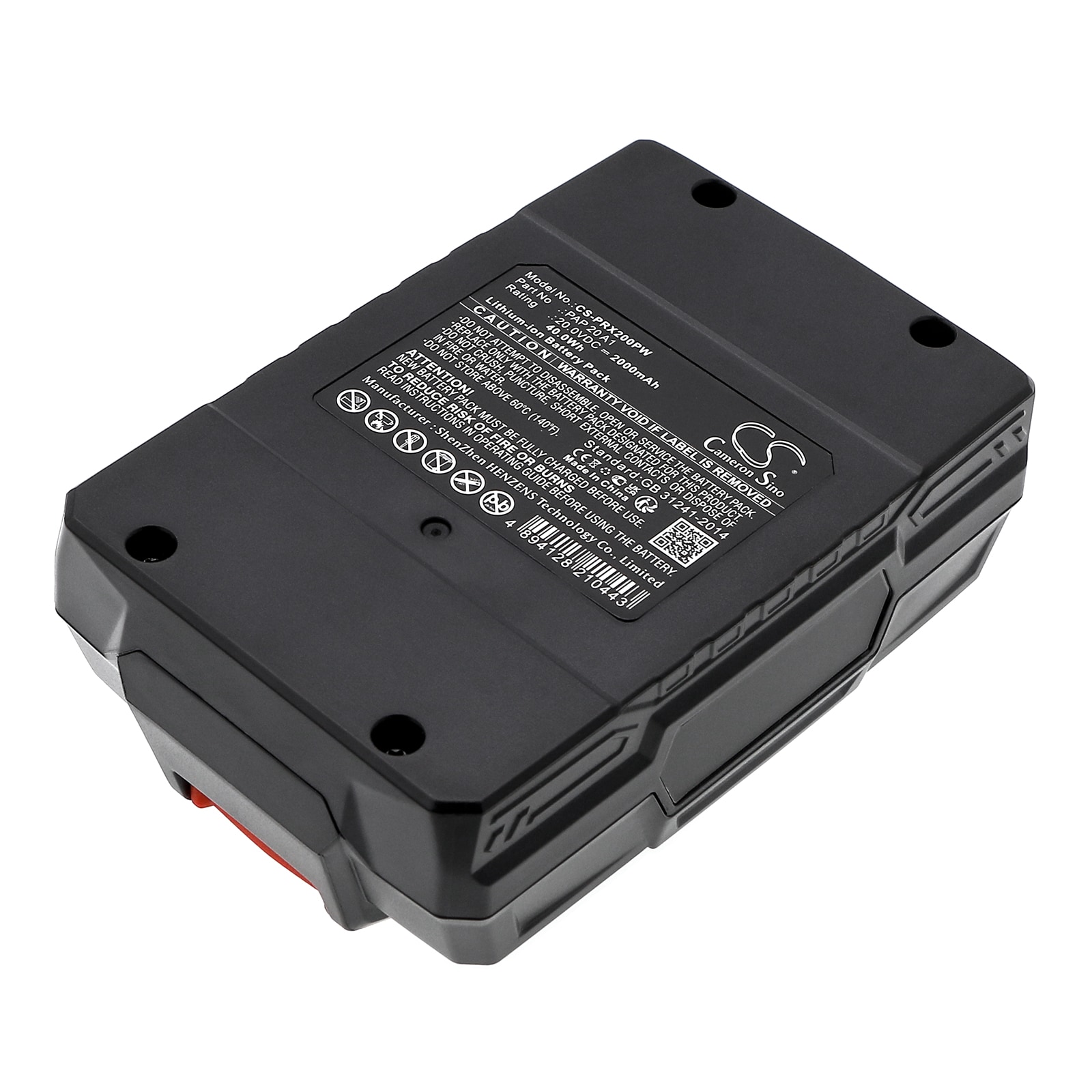 Verktøybatteri 2000 mAh 20 V / batteri til Parkside X 20V Team / erstatter PAP 20 A1 / PAP 20 B3