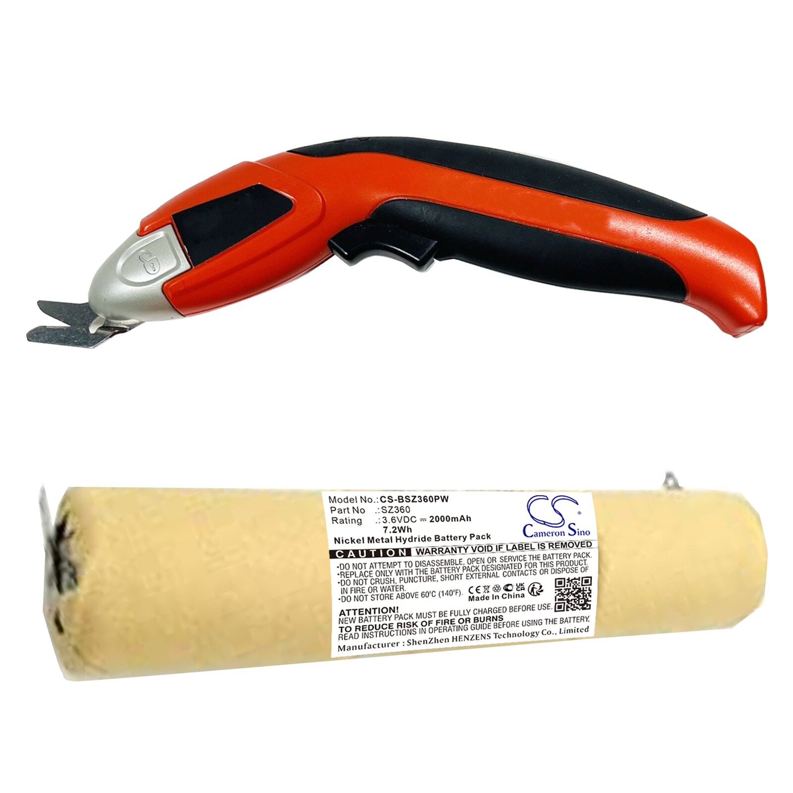 Batterier til Black & Decker SZ360, SZ360 Type 1, SZ360B