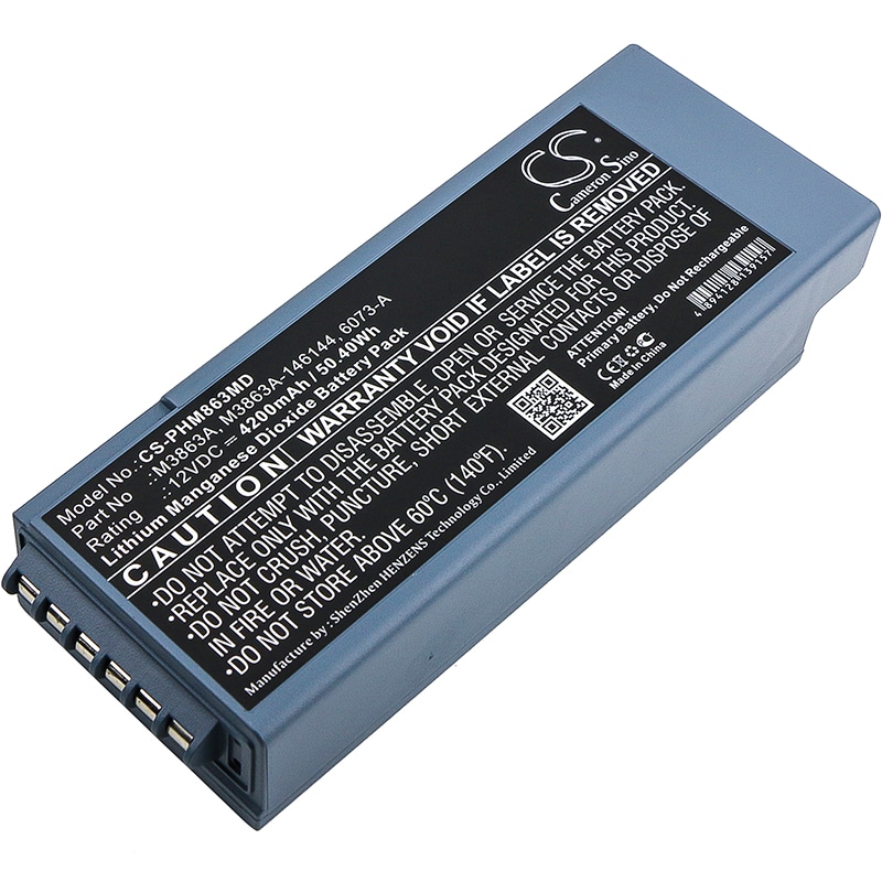 Batteri for medisinsk bruk for Philips HeartStart FR2, HeartStart FR2 Plus osv.