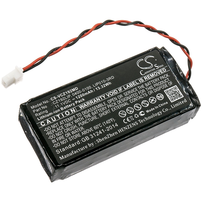 Batteri for medisinsk bruk til Verathon GlideScope Monitor, 0400-0100 etc.