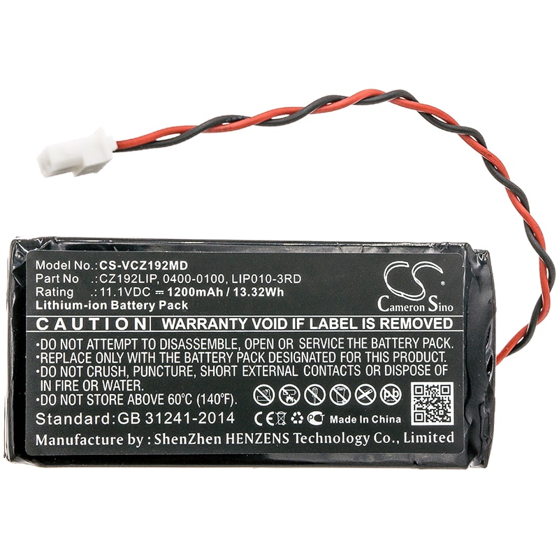 Batteri for medisinsk bruk til Verathon GlideScope Monitor, 0400-0100 etc.