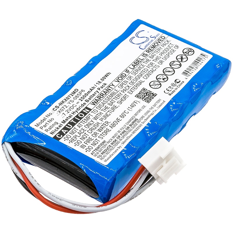 Batteri for medisinsk bruk for Nihon Kohden OLV-2700 Monitor, OLG-2800 Monitor, OLV-2700 og andre.