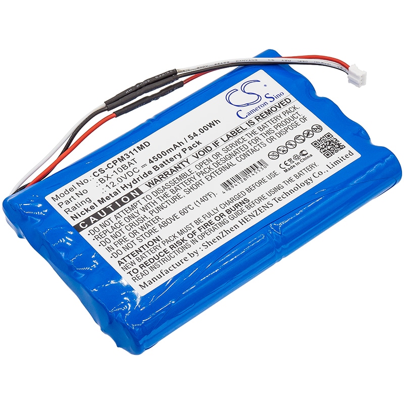 Batteri til Medical for Colin Medical Press-Mate Pal 3110, Press-Mate Pal 3110P