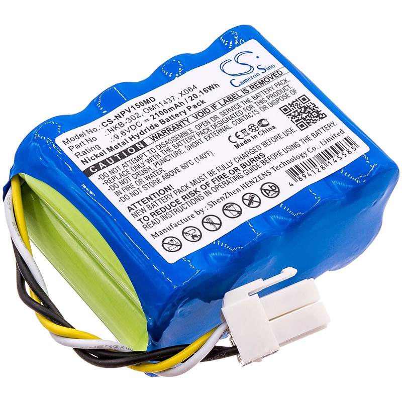 Batteri for medisinsk bruk til Nihon Kohden OPV 1500 Vital Signs Monitor, OPV-1500 og andre.