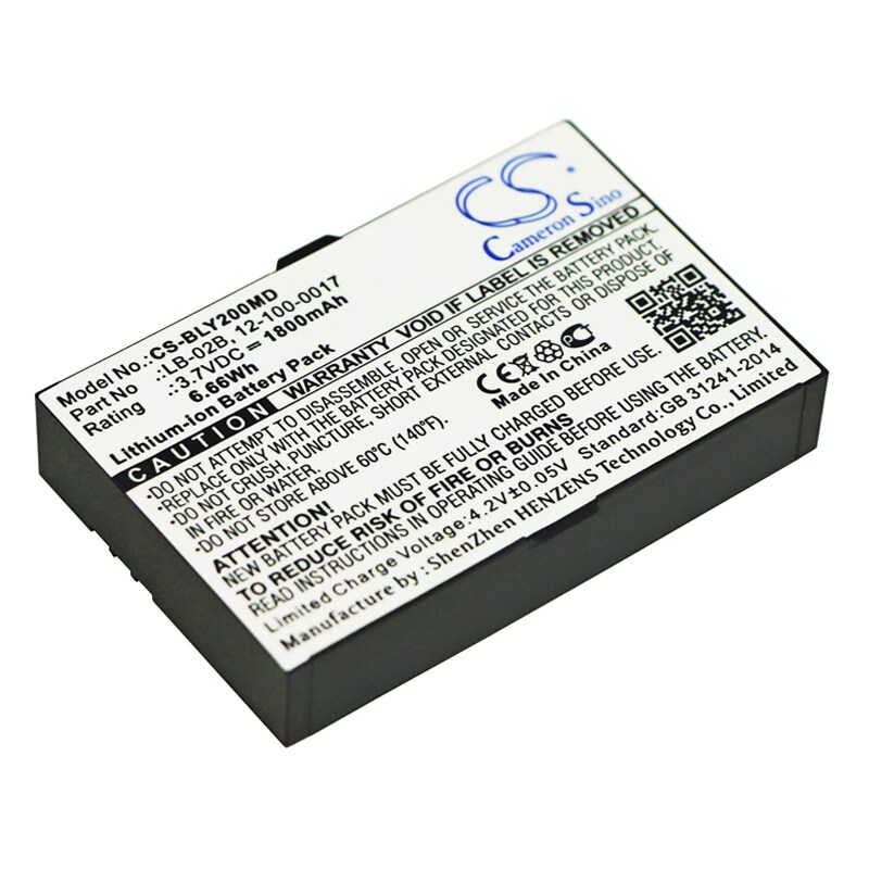 Batteri for medisinsk bruk for Biolight M69, JB2102D, FABILLS SVINA og andre.