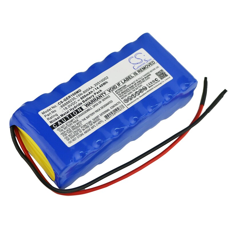Batteri for medisinsk bruk for GE Responder 1000, Responder 1100, SCP 840 og andre.