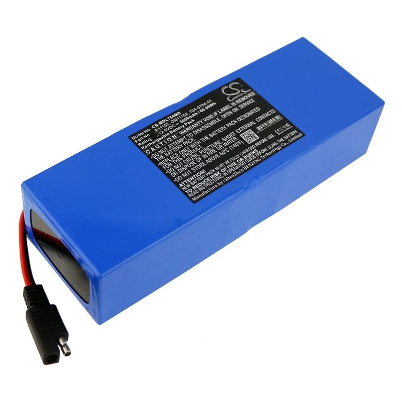Batteri til Impact Medical for Impact Medical 754 Eagle Uni-Vent Ventilator etc.