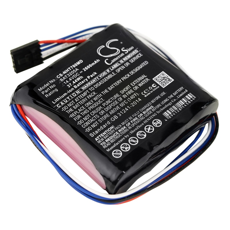Batteri for medisinsk utstyr til Newport HT70 Ventilator, HT70 Plus