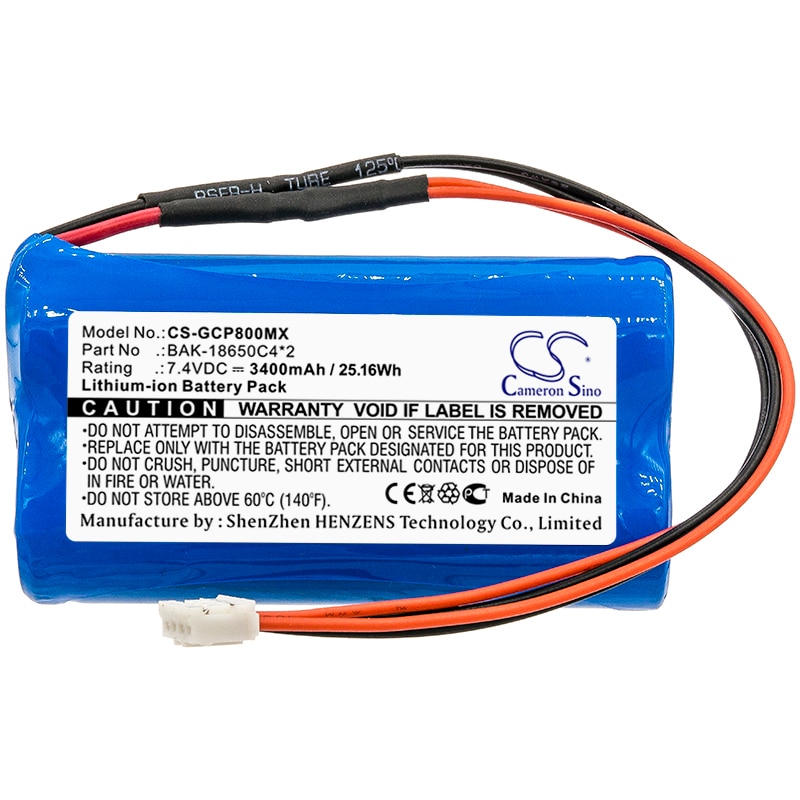 Batteri for medisinsk bruk for G-CARE SP-800