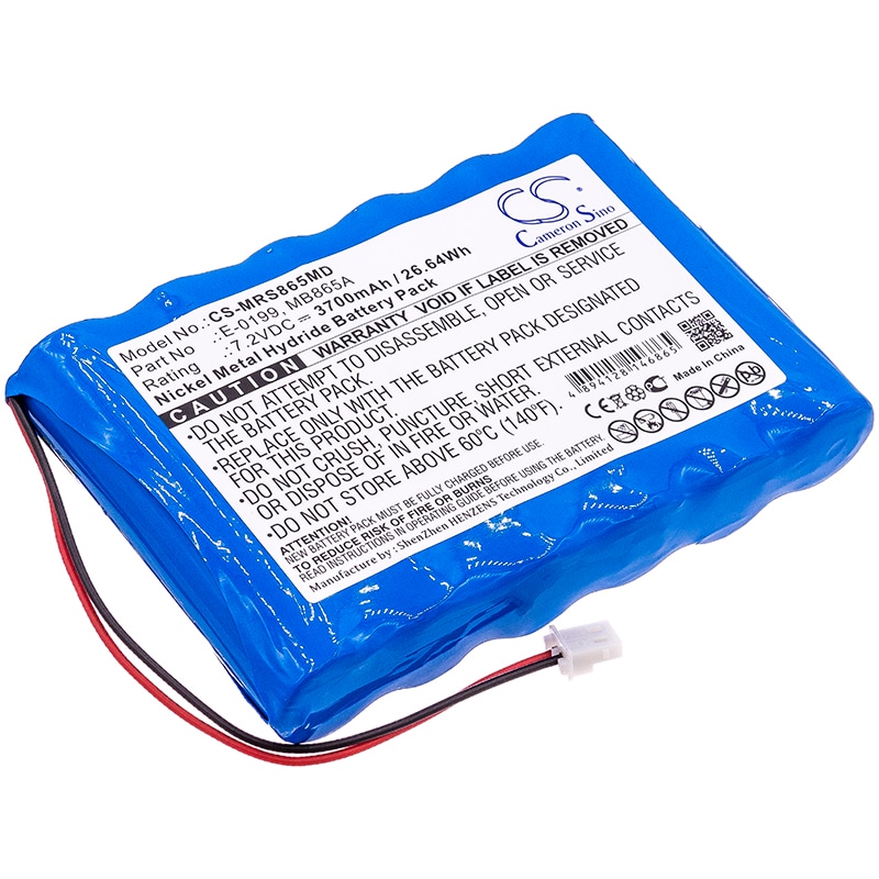 Batteri for medisinsk bruk til MIR Spirolab Spirometer II, Spirolab Spirometer III osv.