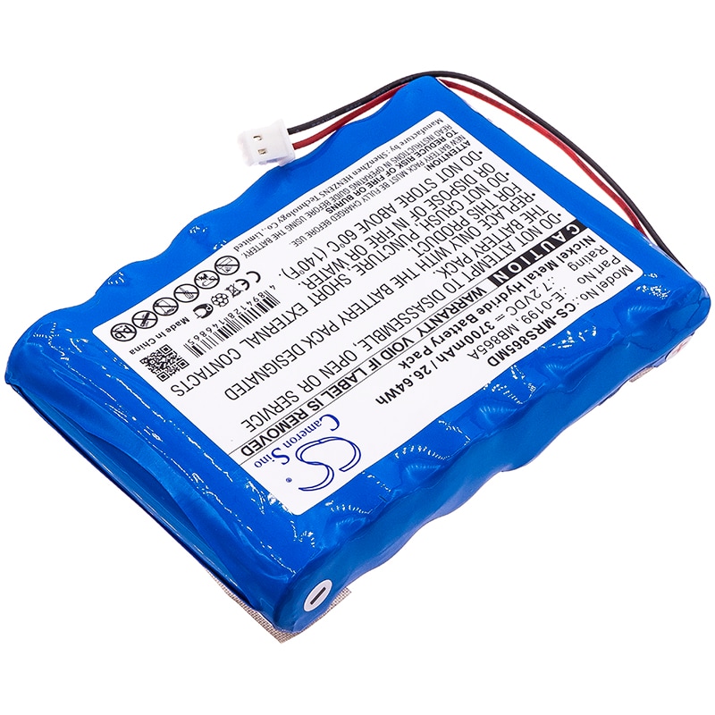 Batteri for medisinsk bruk til MIR Spirolab Spirometer II, Spirolab Spirometer III osv.