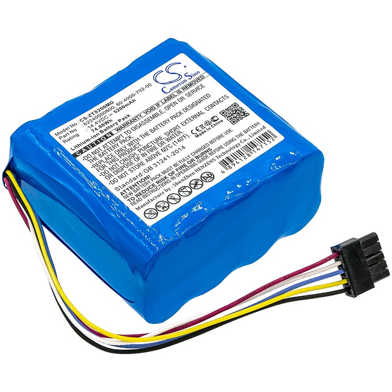 Batteri for medisinsk bruk for Zimmer ATS 2000, 4000TS, ATS 2200 osv.