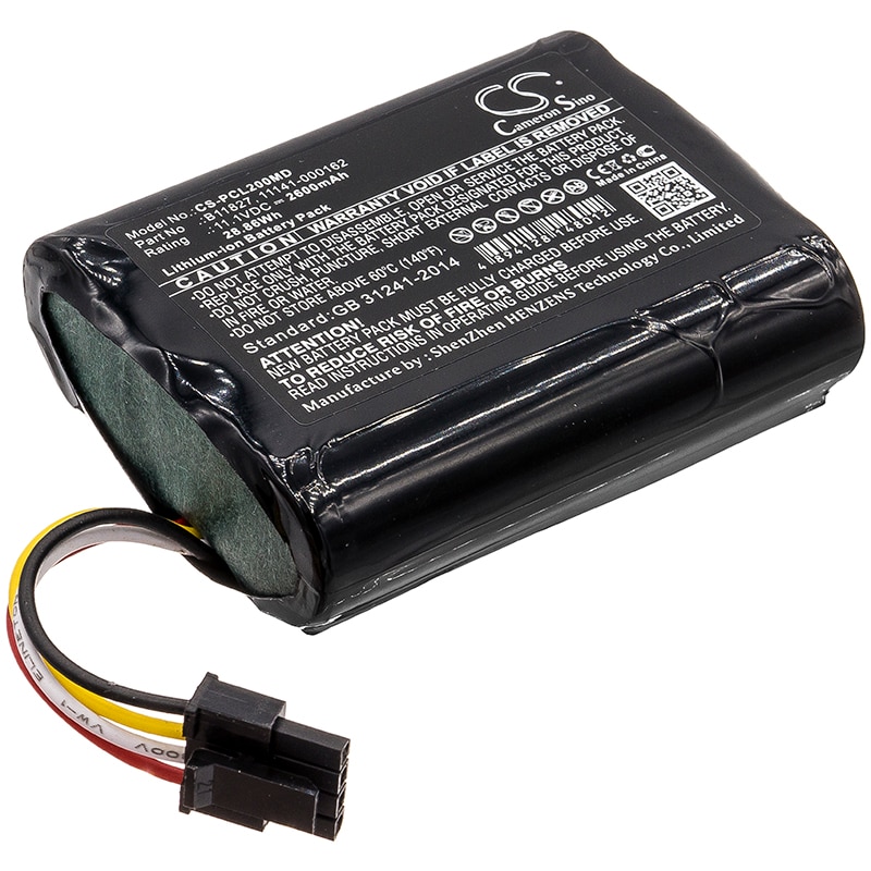 Batteri for medisinsk bruk til Physio-Control LifePak 20 Defibrillato, LifePak 20 Code og andre.