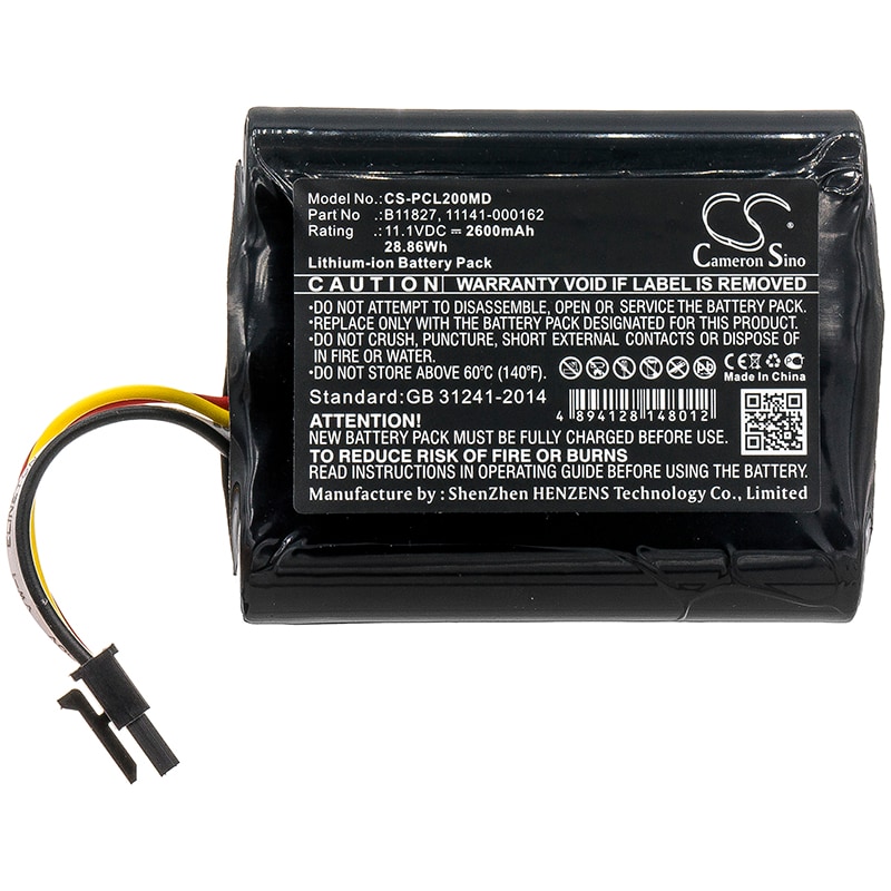 Batteri for medisinsk bruk til Physio-Control LifePak 20 Defibrillato, LifePak 20 Code og andre.