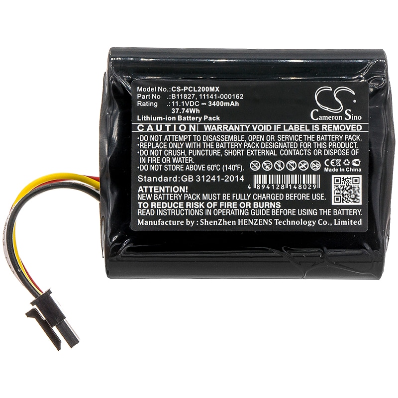 Batteri for medisinsk bruk til Physio-Control LifePak 20 Defibrillato, LifePak 20 Code og andre.