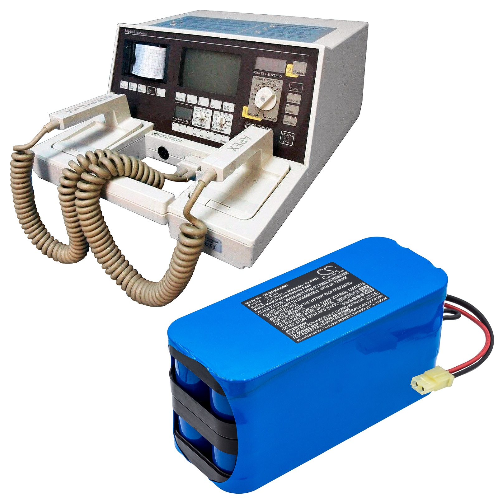 Batteri til medisinsk for Burdick Medic 4 defibrillator
