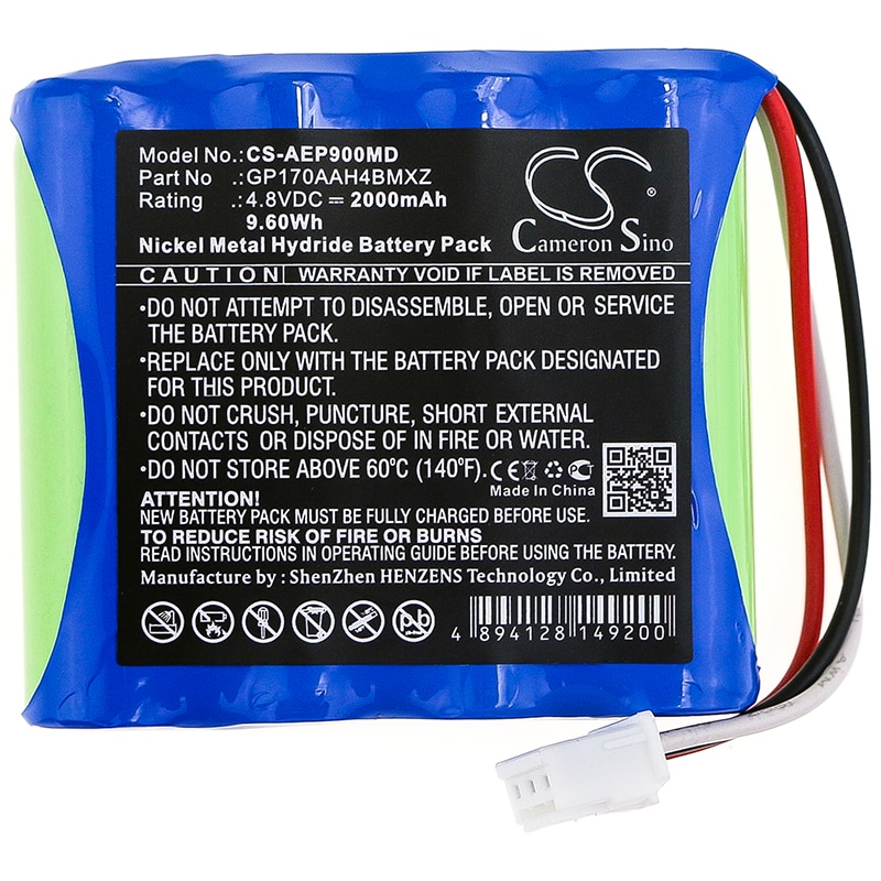 Batteri for medisinsk for American Diagnostic ADC E-Sphyg 2, 9002-5