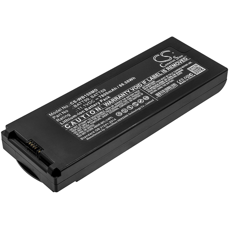 Batteri for medisinsk bruk til Welch-Allyn Connex Spot, Connex Vital Signs Monitor osv.