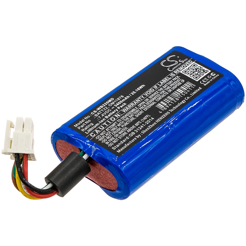 Batteri til medisinsk bruk for Welch-Allyn Connex Spot Monitor, Grason-Stadler, Protocol etc.