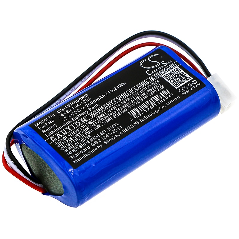 Batteri for medisinsk bruk for Terumo TE-SS800 infusjonspumpe, TE-SS700, TE-LF600 og andre.