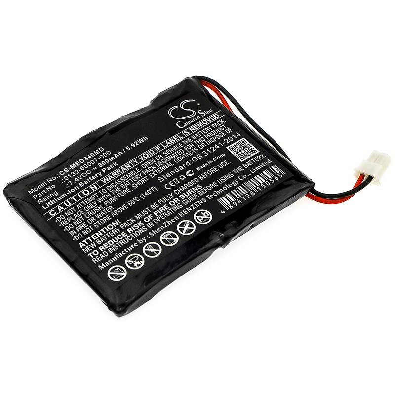 Batteri for medisinsk bruk for Mediaid 34 Pulse, POX010-34, IPX1 og andre.