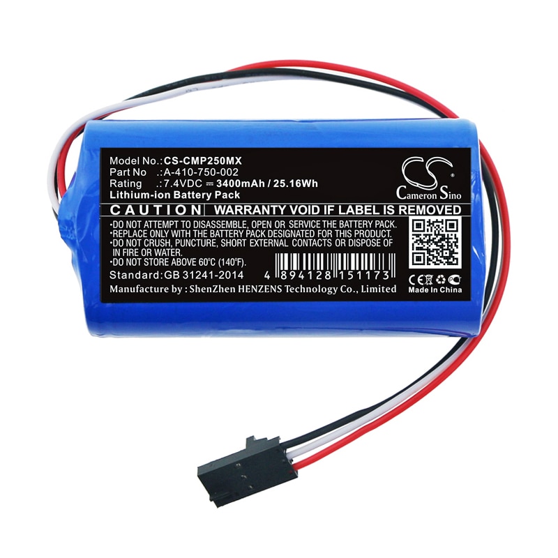 Batteri for medisinsk bruk til COSMED Pony FX NTA2531