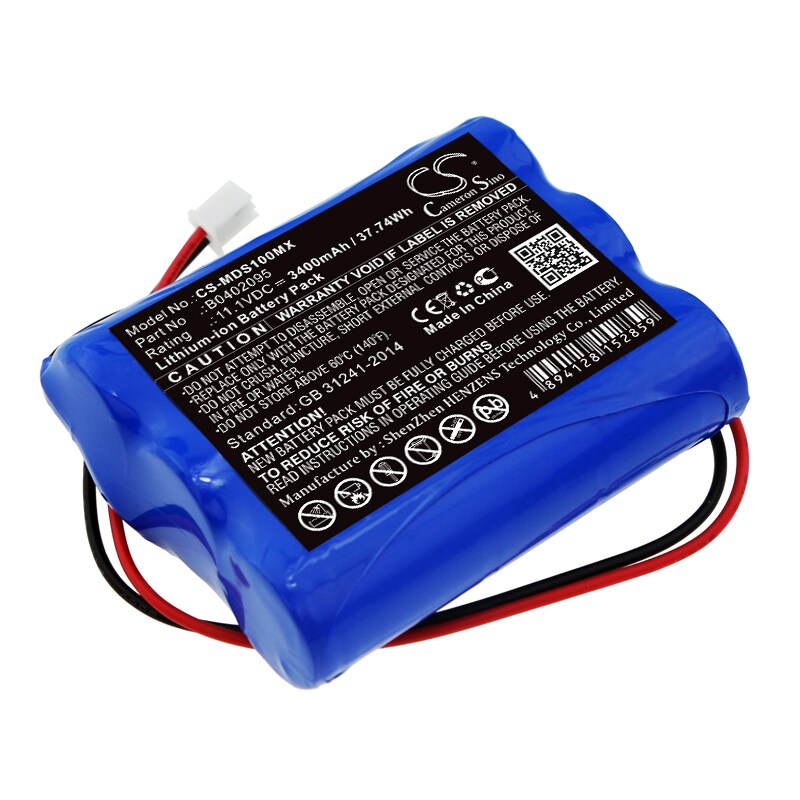 Batteri for medisinsk bruk for Medsonic MSCPR-1A
