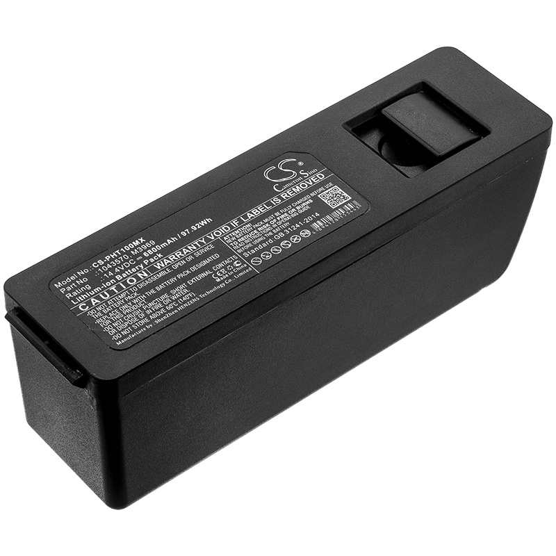 Batteri for medisinsk for Philips Trilogy 100 Breathe, Respironics Trilogy og andre.
